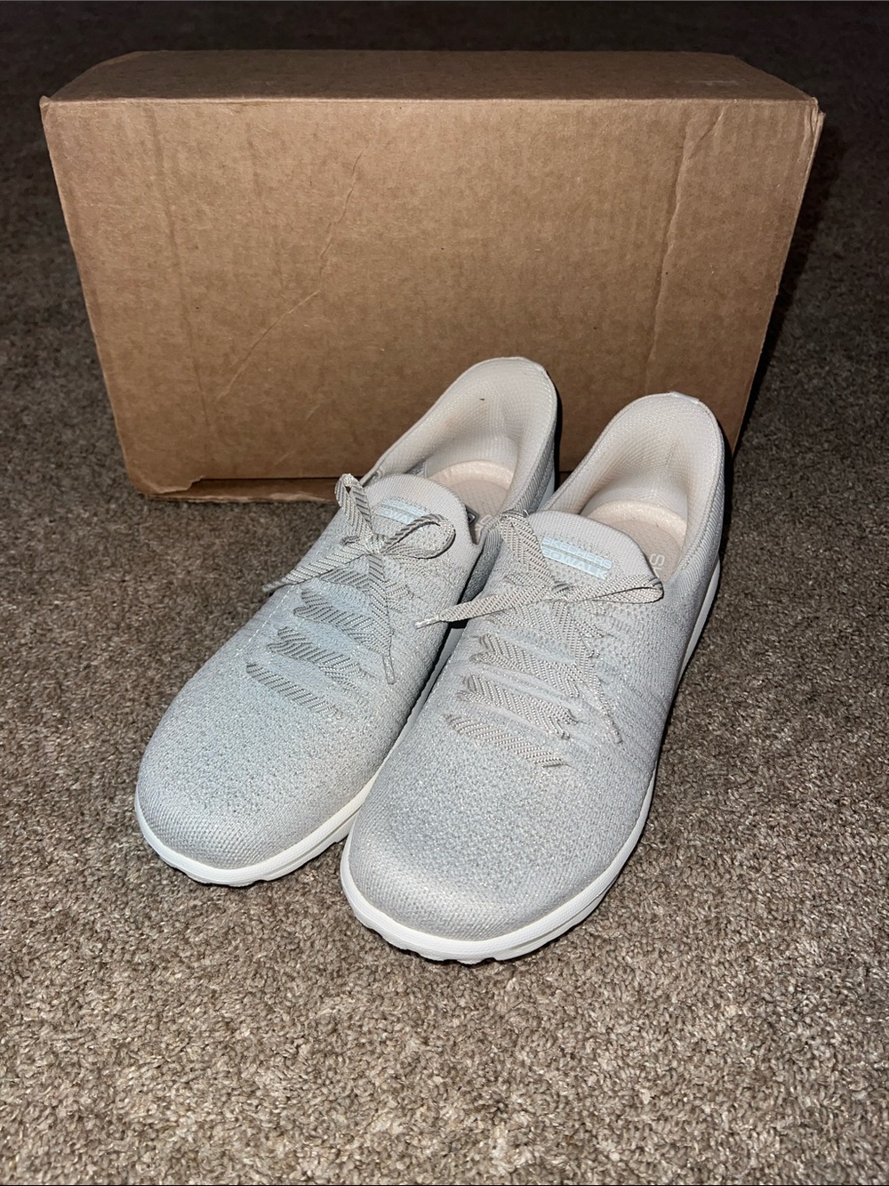 Skechers Slip In Go Walk Travel Washable Sneaker in Natural